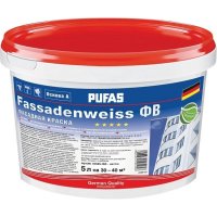 Фасадная краска Pufas FASSADENWEISS