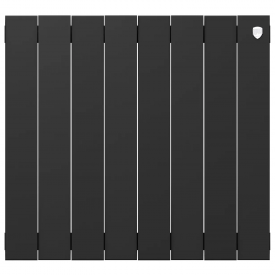 Радиатор секционный Royal Thermo Pianoforte 500/100 8 секций боковое подключение биметалл черный