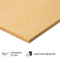 Плита МДФ 12x1400x2070 мм 2.9 м²