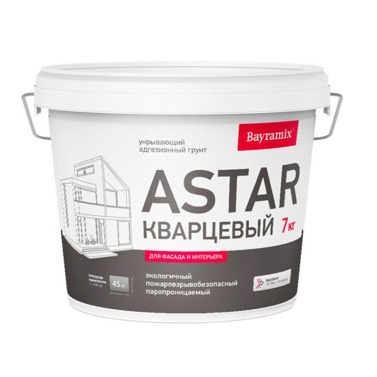 Грунт укрывающий Bayramix Astar Кварцевый B1 7 кг