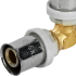 Угол 90° Aquabeam 16x16 мм латунь ABP.251.Y.001616