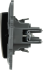Выключатель двухклавишный - Legrand Etika - 10А 250В безвинтовые зажимы - антрацит