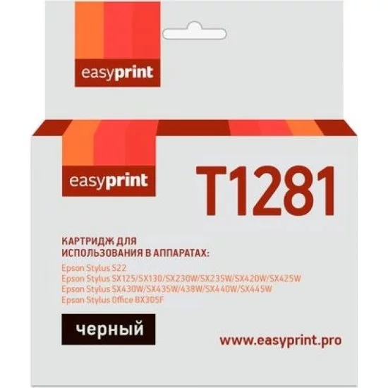Картридж для Epson Stylus S22, SX125, Office BX305F, EasyPrint T1281
