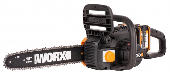 Аккумуляторная пила Worx WP370E 40 В шина 35 см АКБ и ЗУ в комплекте