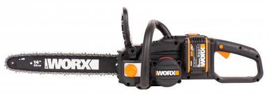 Аккумуляторная пила Worx WP370E 40 В шина 35 см АКБ и ЗУ в комплекте