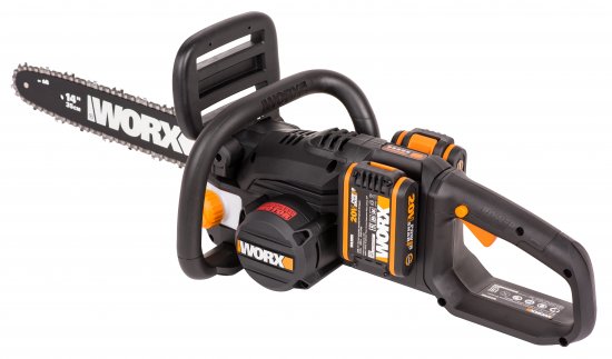 Аккумуляторная пила Worx WP370E 40 В шина 35 см АКБ и ЗУ в комплекте