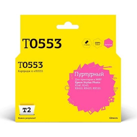 Картридж для Epson Stylus Photo R240 RX520 T2 IC-ET0553