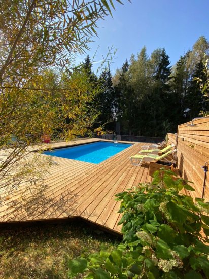 Террасная доска хвоя импрегнированная 28x140x3000 мм вельвет 0.42 м²