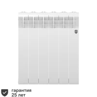 Радиатор секционный Royal Thermo Biliner 350/87 6 секций боковое подключение биметалл белый