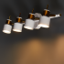 Спот поворотный Arte Lamp Almach 4 лампы GU10 12 м² цвет белый