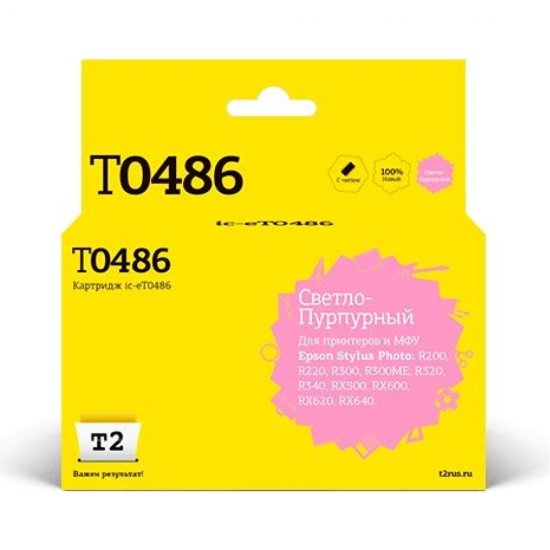 Картридж для Epson Stylus Photo R200 R300 RX500 RX600 T2 IC-ET0486