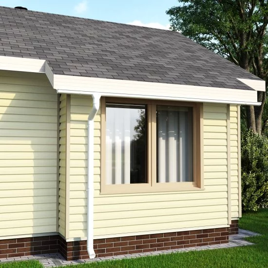 Сайдинг виниловый Artens Брус 3 м Ваниль 0.615 м²