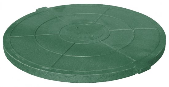 Люк ППК тип Л 580x60 мм до 3 т зеленый полимерпесчаный