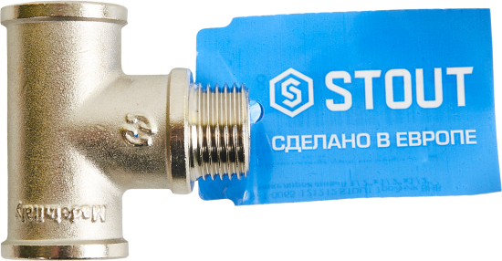 Тройник Stout 1/2
