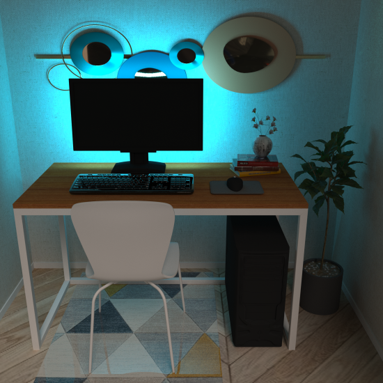 Комплект светодиодной ленты Apeyron SMD5050 12В 10 мм 0.5м 7.2 Вт/м 30диод/м RGB