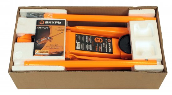 Домкрат гидравлический Вихрь ДМК-3Б, 3 т высота подъема 115-470 мм