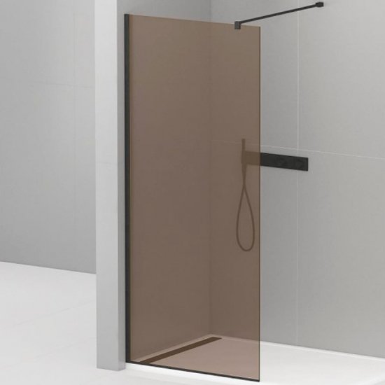 Душевая перегородка Cezares LIBERTA-L-1-110-120-BR-NERO