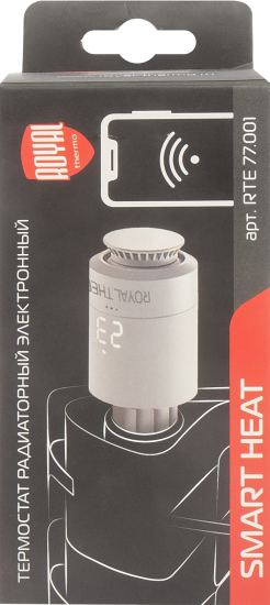 Термостатическая головка жидкостная Royal Thermo Smart Heat M30x1.5 белая