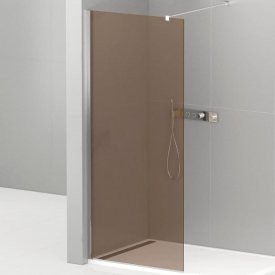 Душевая перегородка Cezares LIBERTA-L-1-80-120-BR-Cr