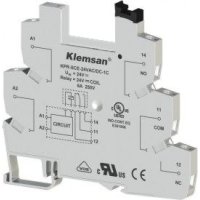 Колодка для интерфейсного реле Klemsan KPR-SCF-230VAC-1C; SLIM TIP