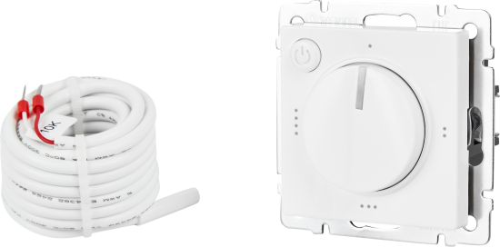 Терморегулятор для теплого пола Werkel W1151101 электромеханический 3500 Вт цвет белый