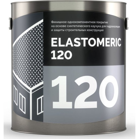 Мастика для кровли Elastomeric Systems 3 кг, белый финиш elastomeric-120