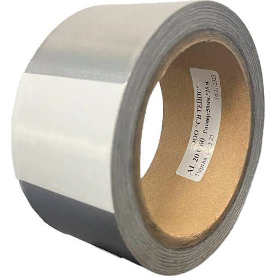 Лента SV Tapes AL2060001 Al 20 G 60, 50 мм, 25 м, c каучуковым клеем высокой первоначальной липкости
