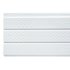 Софит металлический перфорированный Grand Line сигнальный белый RAL 9003 2000х357х0,45 мм