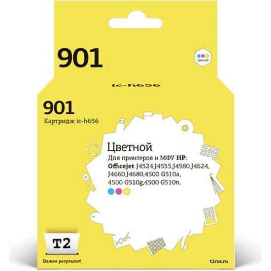 Картридж для HP Officejet J4524 J4535 J4580 J4624 J4660 J4680 4500 G510 T2 №901