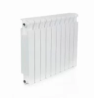 Радиатор секционный Rifar Monolit RM30010 300/90 10 секций боковое подключение биметалл белый