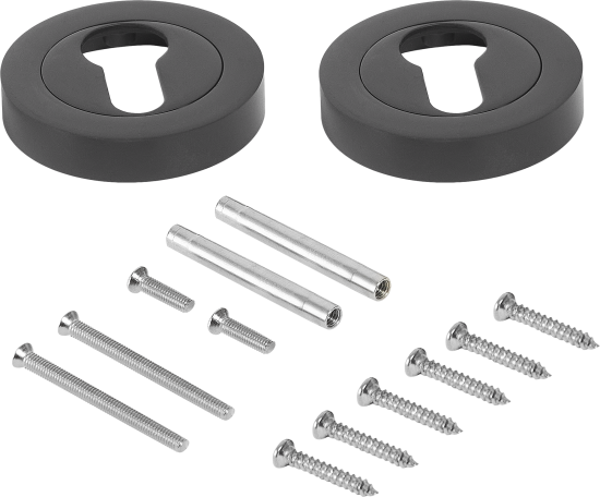 Накладка на цилиндр Punto ET.R.TLK52 53.5x53.5 см цвет черный 2 шт.