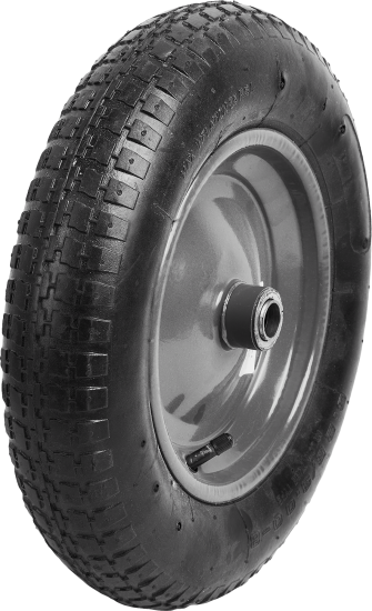 Колесо для тачки резиновое размер 3.00-8 ø втулки 20 мм ø колеса 355мм