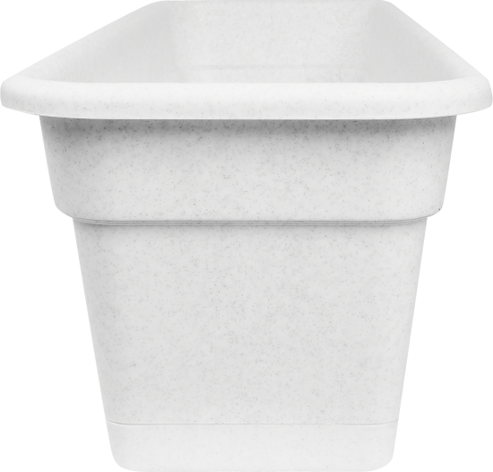 Ящик балконный 60x20x17 см v12 л пластик мрамор