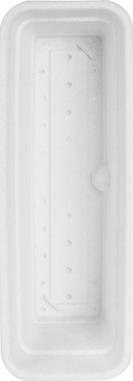 Ящик балконный 60x20x17 см v12 л пластик мрамор