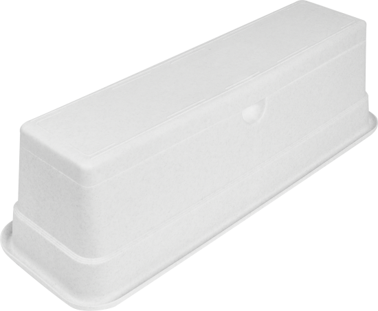 Ящик балконный 60x20x17 см v12 л пластик мрамор