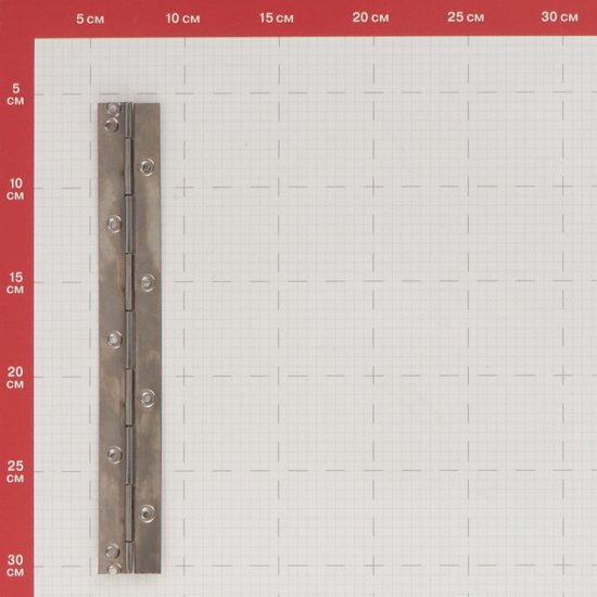 Петля рояльная без покрытия 250 мм