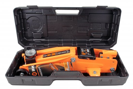 Домкрат подкатной гидравлический Вихрь ДМК-2К до 2 т, 135-385 мм