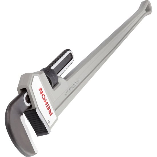 Алюминиевый прямой трубный ключ REKON 035048