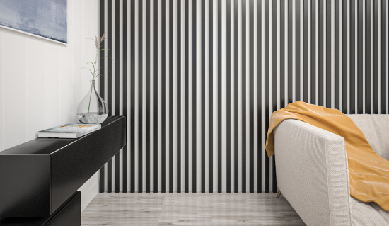 Рейка Бриона 16x40x2700 мм МДФ цвет Black Edition