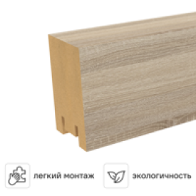 Рейка Ривьера 40x30x2700 мм МДФ цвет дуб сонома