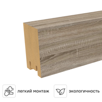 Рейка Ривьера 40x30x2700 мм МДФ цвет дуб винтаж