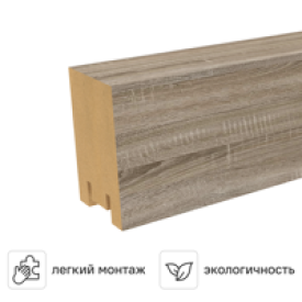Рейка Ривьера 40x30x2700 мм МДФ цвет дуб винтаж