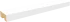 Рейка Бриона 16x40x2700 мм МДФ цвет белый