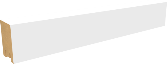 Рейка Ривьера 40x30x2700 мм МДФ цвет белый