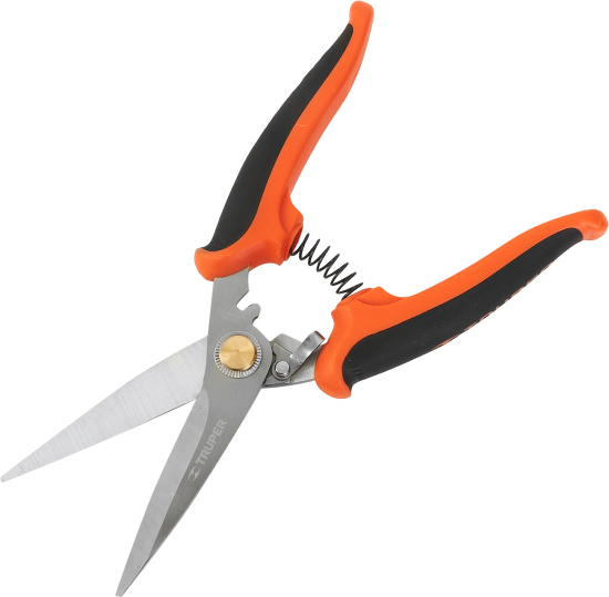 Ножницы для изгороди садовые Truper 18493 сталь 20 см оранжевый