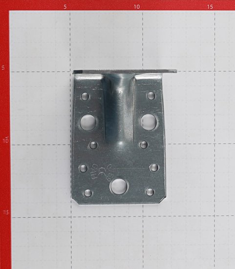 Уголок крепежный усиленный оцинкованный 90х90х65х2.5 мм GAH ALBERTS