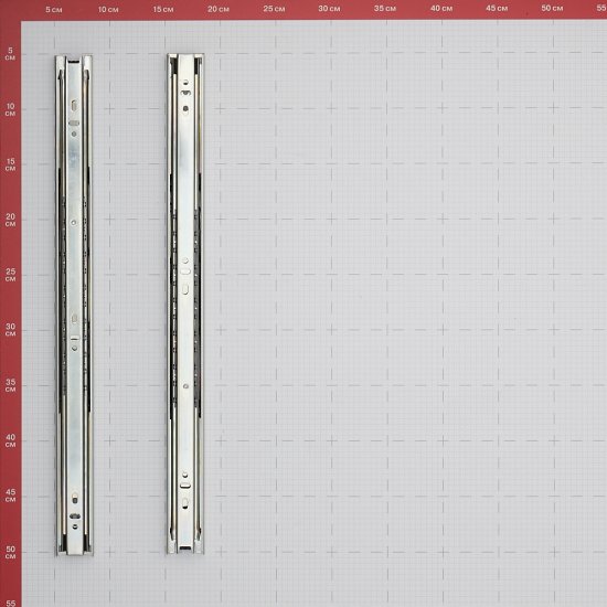 Направляющие шариковые 450 мм полного выдвижения (1 комплект)