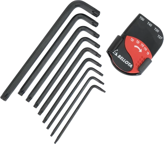 Набор ключей Torx Bellota 6459-9TIP T9-T50 мм, 9 предметов