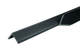Уголок торцевой для террасной доски T-Decks 56x56x3000 мм ДПК цвет графит
