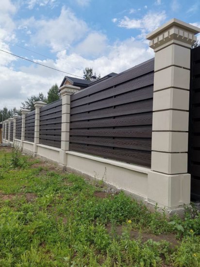 Доска Заборная T-Decks ДПК 130x11x3000 мм венге